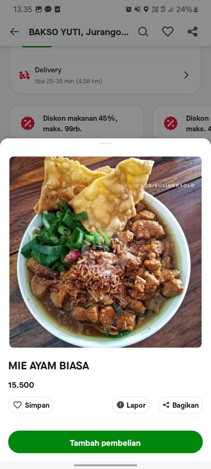 MIE AYAM BIASA