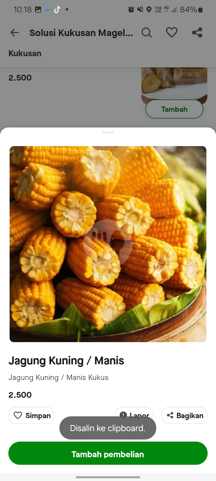 Jagung Kuning / Manis