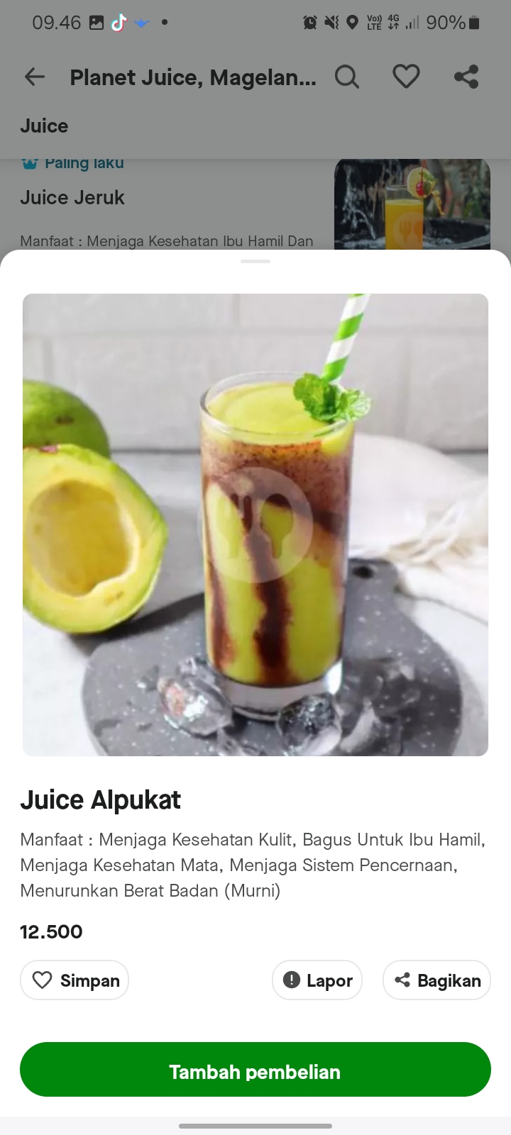 Juice Alpukat