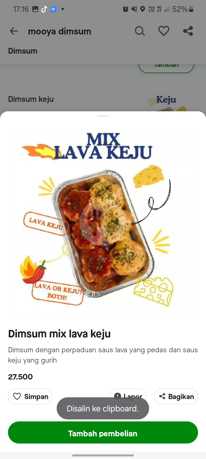 Dimsum mix lava keju
