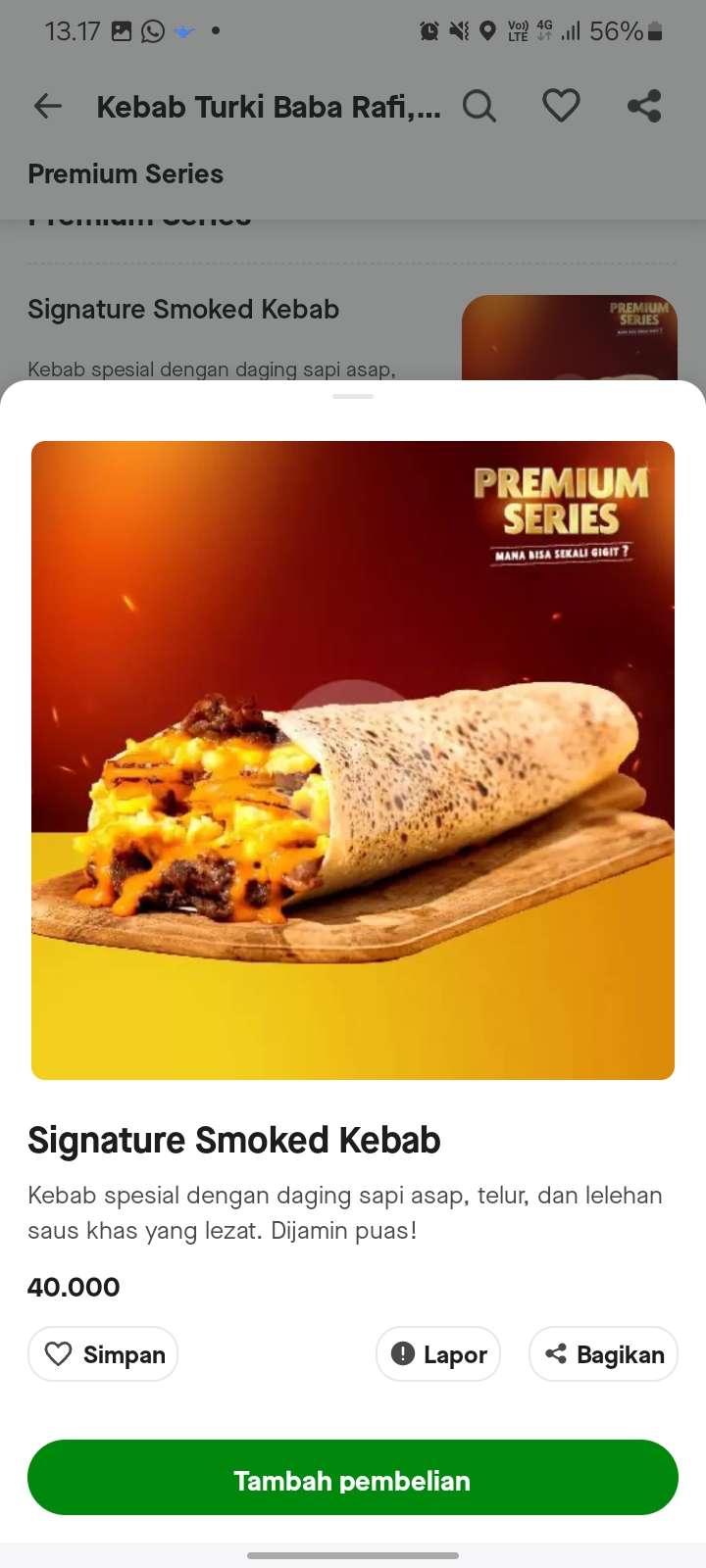 Signature Smoked Kebab