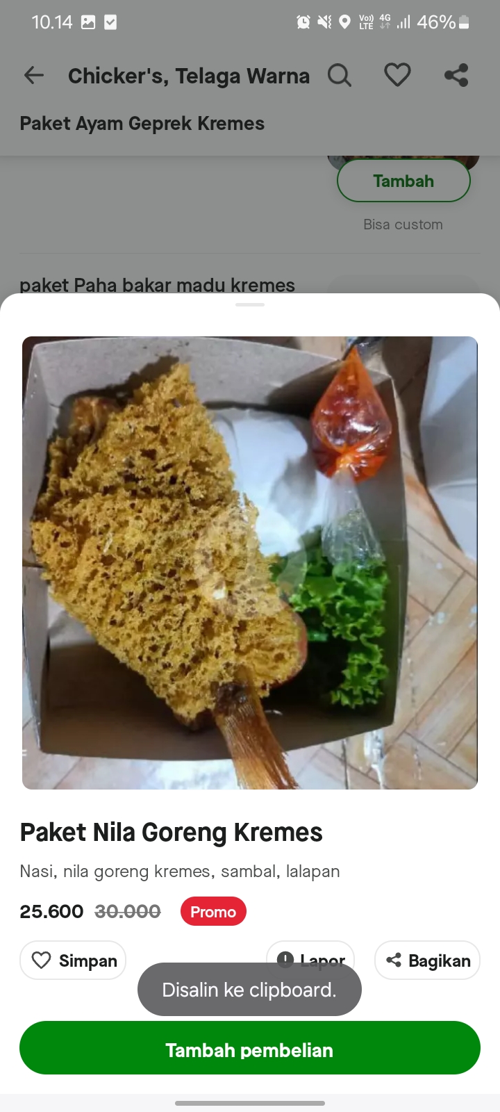 Paket Nila Goreng Kremes