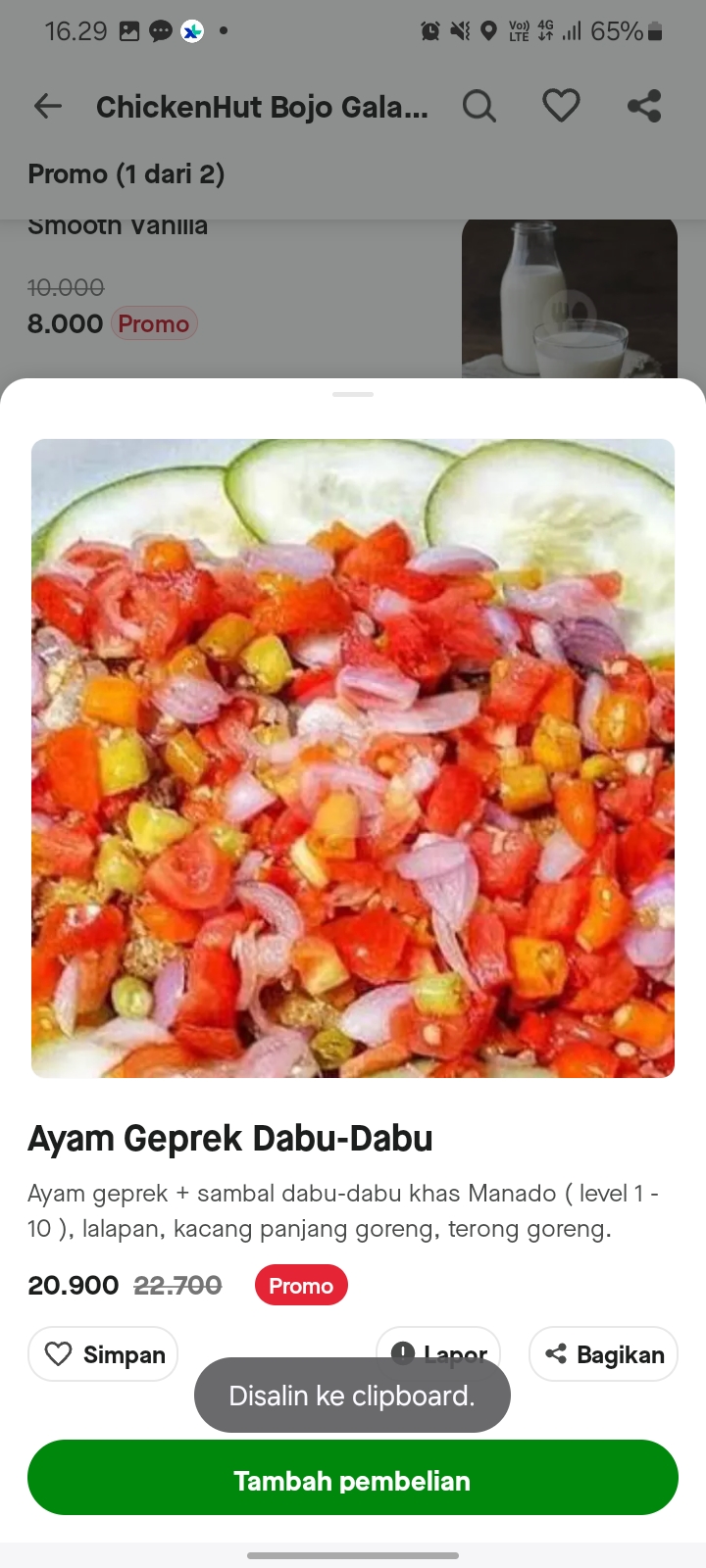 Ayam Geprek Dabu-Dabu