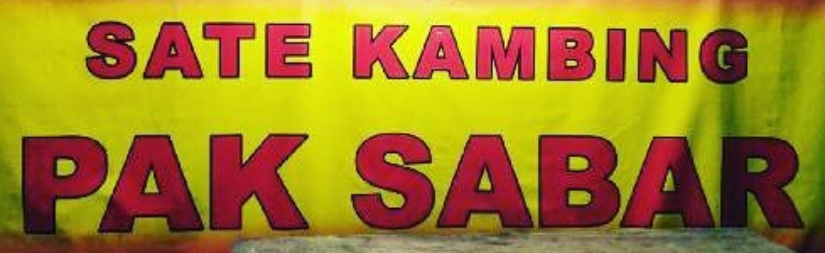 Sate Kambing Pak Sabar